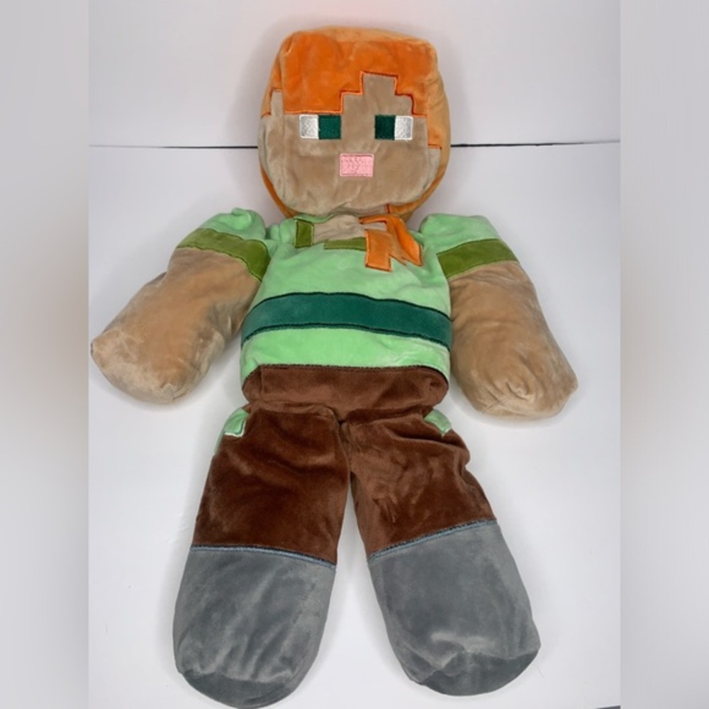 Minecraft‎ Alex Plush 20” Mojang Pillow Soft